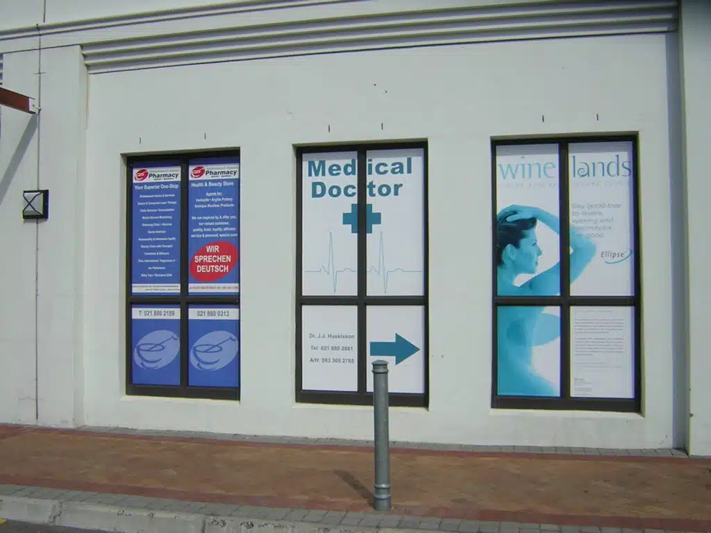 Contra vision/Window Signage